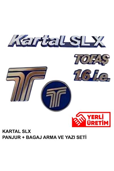 Depar KARTAL SLX PANJUR VE BAGAJ ARMA YAZI SETİ 5 PARÇA