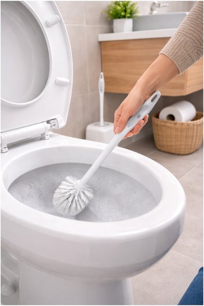 Eynel Tuvalet Temizleme Fırçası Etkin Uçlu Klozet Fırçası Seti WC Fırçası Temizleyici Uçlu Fırça