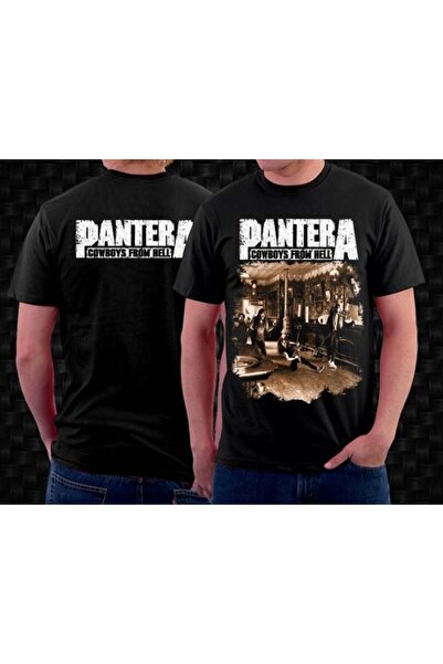 sensobel Μαύρο ανδρικό μπλουζάκι Pantera