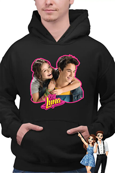 OEM Ανδρικό Φούτερ με κουκούλα Σόγια Λούνα Σάιμον Λαβ Βαλέντε