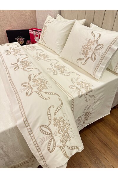 incisecrethome Pique Set Double Pique and Duvet Cover Set 7 Pieces 100% Cotto...