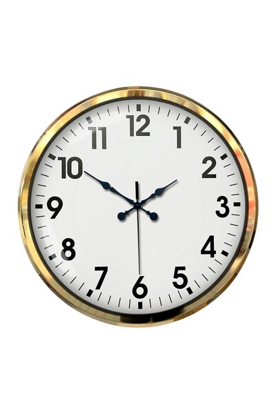 ForWhat 52cm Golden Metal Elegant Design Wall Clock for Office Home Office Gift