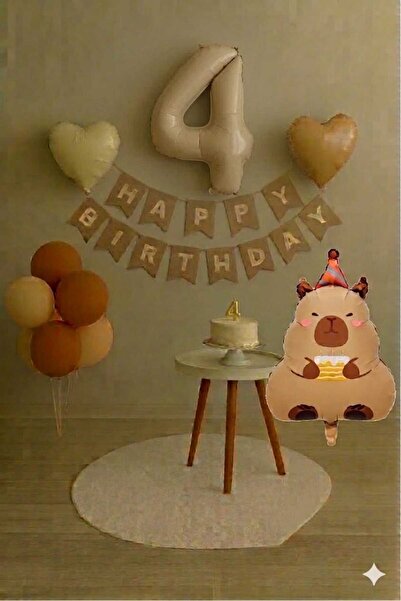 ÇITIPITISTORE مجموعة بالونات عيد الميلاد بتصميم كايبارا