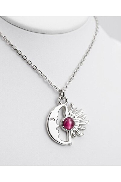 bijoux uniques Ay&Güneş Natural Stone Steel Women's Necklace