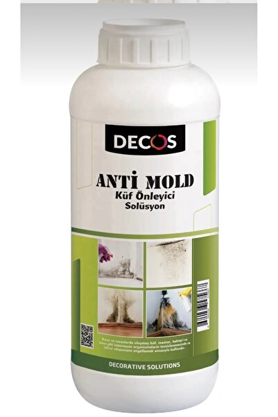 DECOS Küf ve Nem sorununa kalıcı çözüm seti 1L antimold solüsyon + 1kg nem boyası