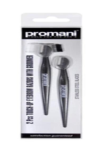 Promani REP PR-932 TOUCH-UP EYEBROW RAZOR 2S