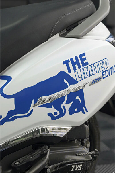 Banxtre TVS Jupiter 125 Uyumlu Mat Gold Renk The Limited Edition Sticker (Sad...