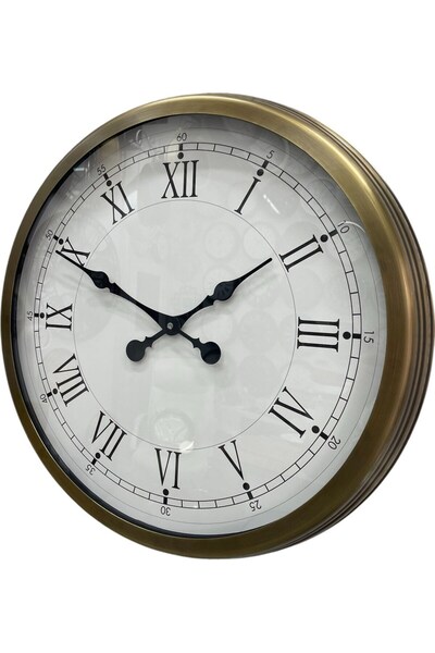 ForWhat 60cm Antique Motif Wall Clock for Office Home Office Gift