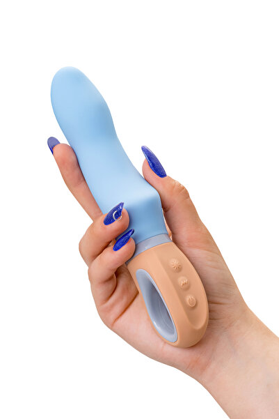 Flovetta Bluebell Silikon Titreşimli Vibratör  Mavi, 18,5 cm