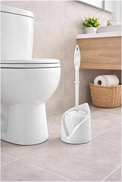 Eynel Βούρτσα καθαρισμού τουαλέτας με αποτελεσματική μύτη, Σετ βούρτσας λεκάν...