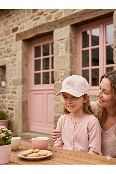 PIECE SIGNATURE Καπέλο από 100% βαμβάκι με αξεσουάρ από πέτρες για νεαρά κορί...