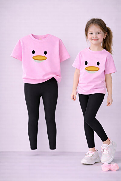 VODEXA Set de tricou și jambiere pentru fete, 100% bumbac, elastic, confortab...