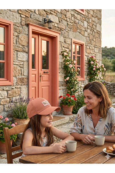 PIECE SIGNATURE Καπέλο από 100% βαμβάκι με αξεσουάρ από πέτρες για νεαρά κορί...