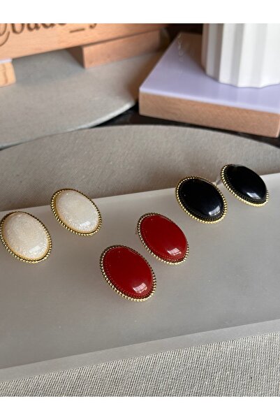 Bade Jewelry Vip Ecru/Red/Black Optional Tarnish-Resistant Stylish Medallion ...