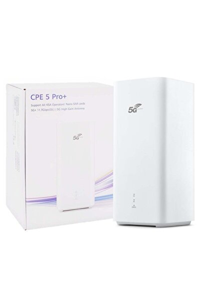 FlashHawk Brovi CPE 5 Pro+ 5G Router, WiFi 7 Upto 3600 Mbps - H165-383 | White