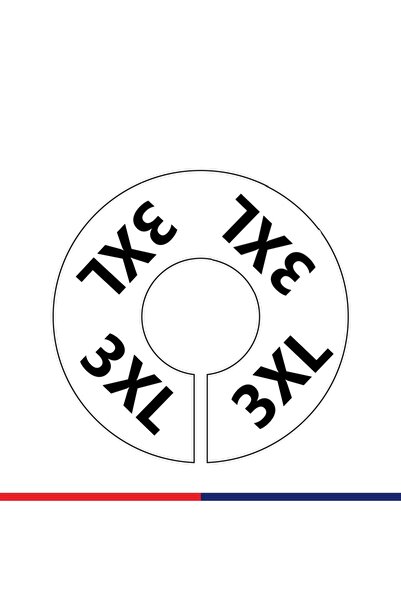 JokeyAmbalaj Back/Front Printed Warehouse-Stock Size Marker (3XL)