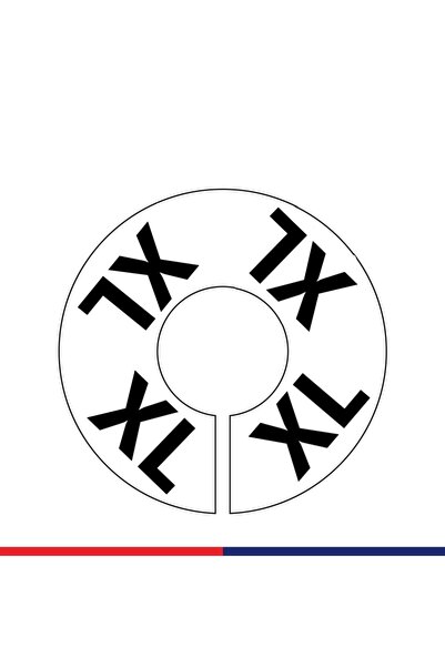 JokeyAmbalaj Back/Front Printed Warehouse-Stock Size Marker (XL)