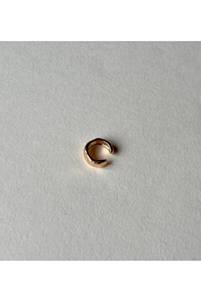 Alveole Jewelry Gold Geometrik Minimalist Earcuff Kıkırdak Küpe