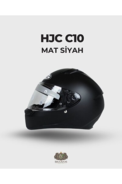 HJC C10 MAT SİYAH KASK