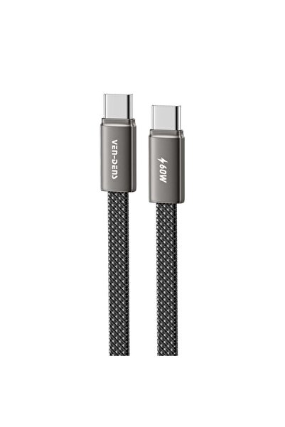 VEN-DENS Vendens VD-DC22CC Premium 60W USB-C Örgülü Hızlı Şarj Kablosu