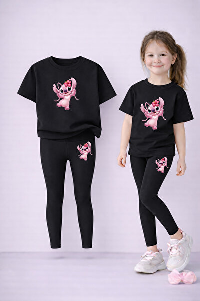 LORVEX Set de tricou și jambiere pentru fete, 100% bumbac, elastic, confortab...