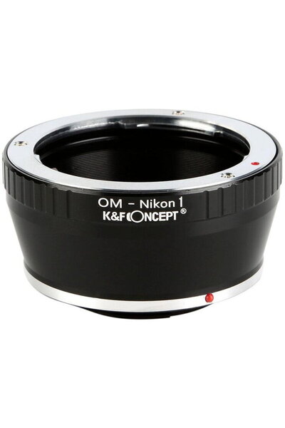 K&F CONCEPT Adaptor montura OM-Nikon1 de la Olympus OM la Nikon1