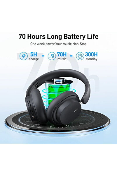 Baseus HEADPHONES Bowie D05, for smartphone, wireless, multimedia use, blueto...