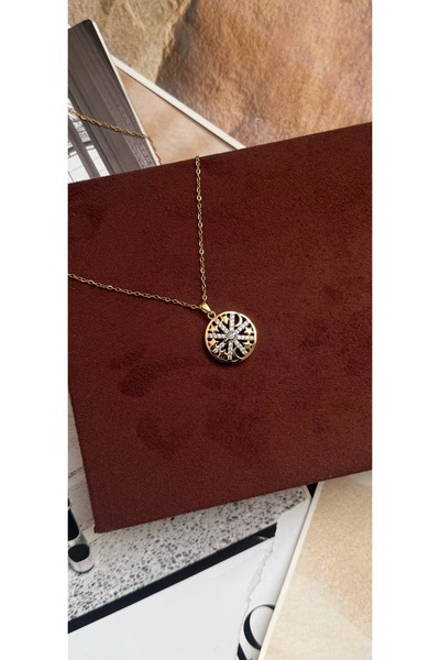 KAD COLLECTION Moon and Star Manifest Necklace