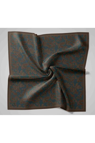 Silk Home Viskon Karışımlı Velora Eşarp Desenli İnce Dokulu Dökümlü 90X90