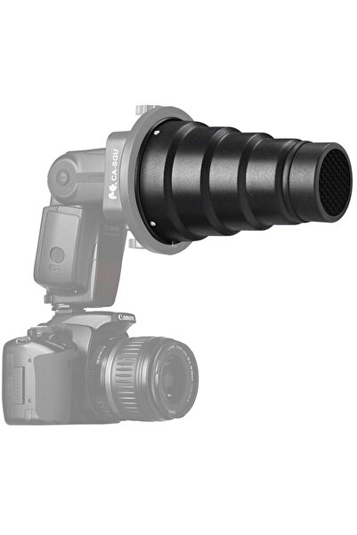 FALCON EYES Snoot with grid for flash on skate - universal adapter
