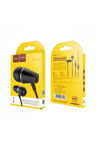 hoco. Handsfree 3.5mm HOCO M34 Honor Music, Negru