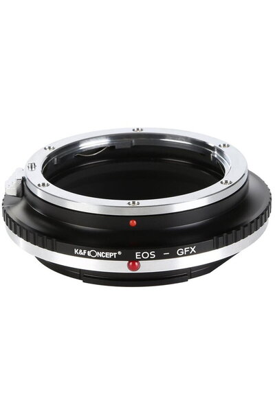 K&F CONCEPT Adaptor montura de la Canon EOS la Fujifilm GFX