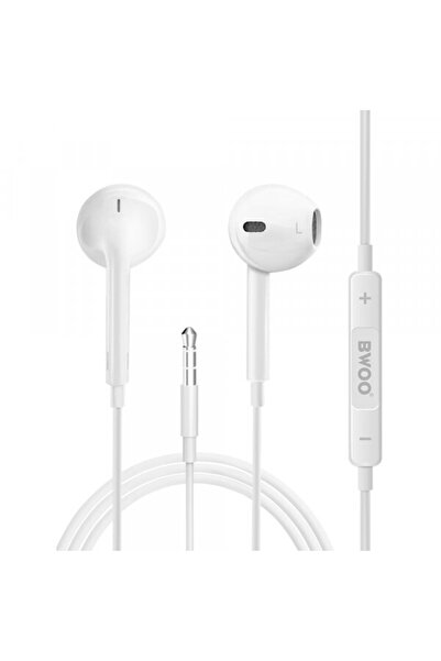 Bwoo Handsfree 3.5mm HF05, Alb