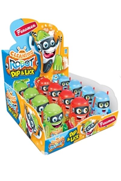 Emrah Gültekin فنيمون كلينينج روبوت ديب آند ليك سكر 12 قطعة حلوى ممتعة للأطفا...