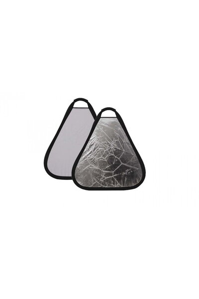 OEM Blenda triunghiulara cu maner white-silver 60cm