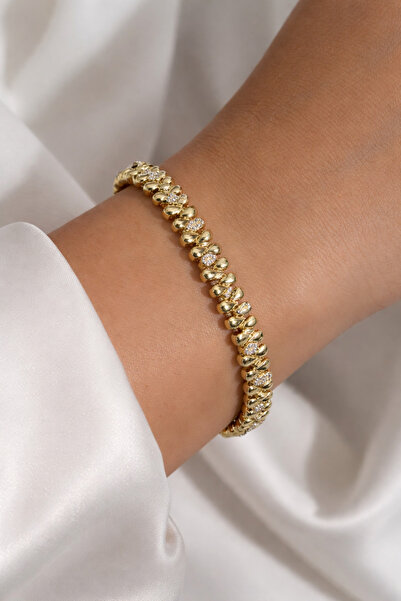 Generic 14K Taşlı Damla Model Bileklik