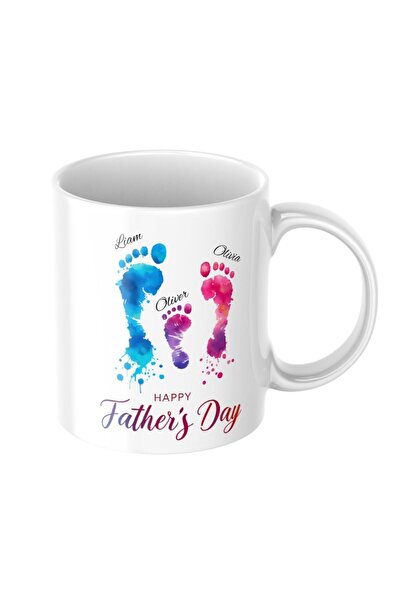 GENERAL كوب مخصص لعيد الأب في الإمارات - هدية كوب مخصص بأسماء الأطفال وآثار أ...