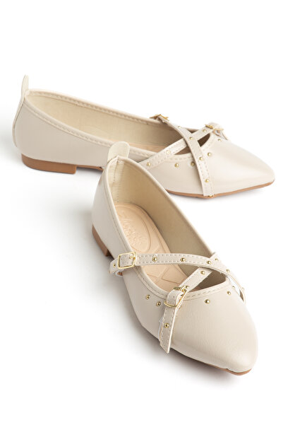 YUUN Aysha Double Buckle Women's Flat Shoes