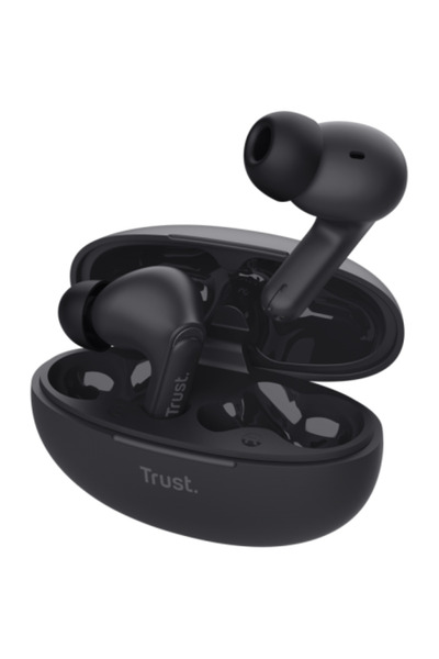 Trust Casti Yavi earbuds wireless, negru