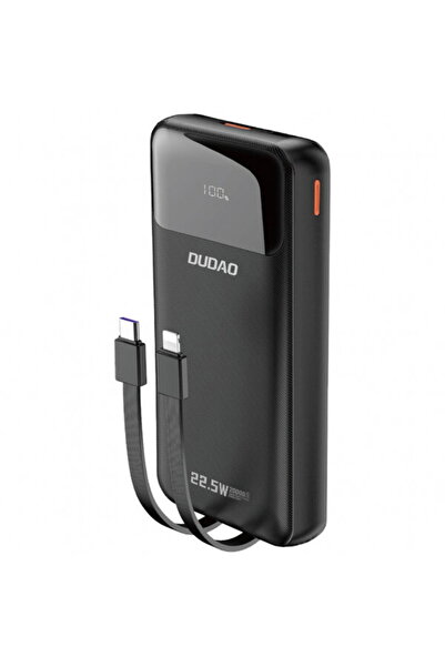 DUDAO Baterie externă K15Pro, 20000mAh, 22.5W, QC + PD, 1 x Lightning - 1 x U...