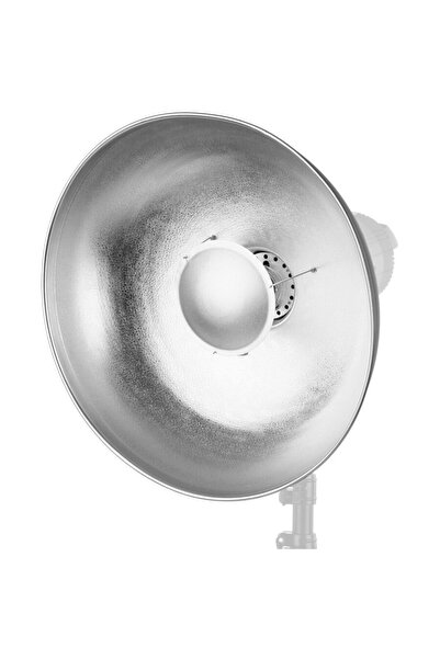 Visico Reflector Beauty Dish silver 50.5cm - montura Bowens