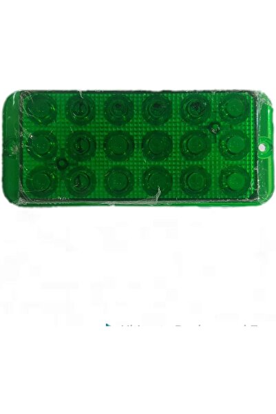 I Best FZE ضوء تحذير LED يعمل بالطاقة للشاحنات، 24 فولت تيار مستمر، أخضر اللون