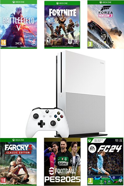 MICROSOFT XBOX One S 500 Gb - Yenilenmiş Cihaz 6 Ay Garantili - 10 Dijital Oy...