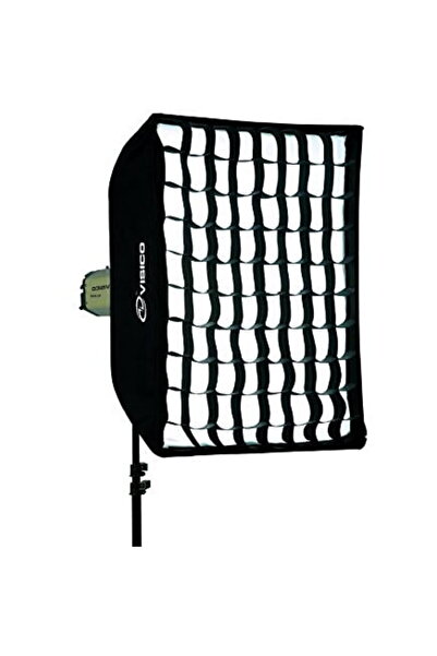 Visico Softbox 60x60cm cu Grid EB-072 Deschidere si Inchidere Rapida