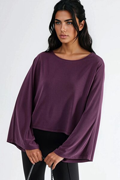 Hiccup Busem Relaxed Fit Boat Neck Blouse