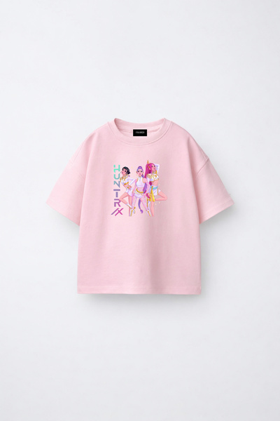 fasardi تي شيرت KPOP Demon Hunters Huntrix Zoey Rumi Mira مطبوع كبير الحجم مص...