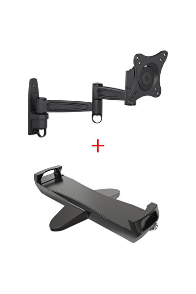 Multibrackets Suport tableta perete cu 3299 si Blackmount PAD29-01, securizat...