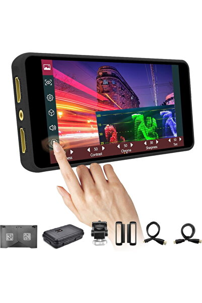 PORTKEYS Monitor PT5 II, 5 ", 3D LUT, Ecran tactil, 500 nit, 7W, 60Hz, 5 ms