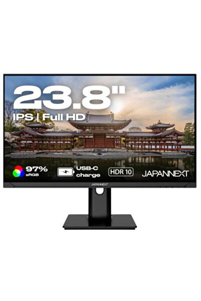 Japannext Monitor IPS LED 23.8" JN-IPS238FHDR-C65W-HSP, Full HD (1920 x 1080)...