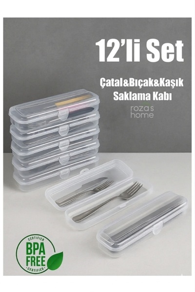 Dükkanönü 12'li Çok Amaçlı Multix Kutu Seyahat Tipi Makyaj Aksesuar Kutusu, S...